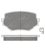 SCT Germany - SP346 - Тормозные колодки (комплект 4 шт.) sp 346